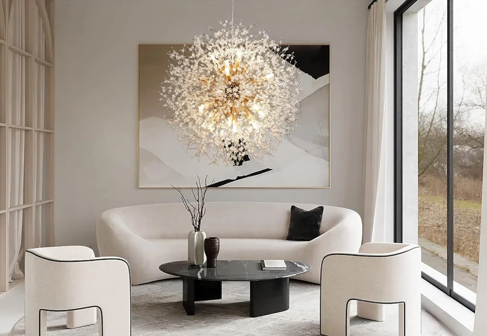 gold globe chandelier