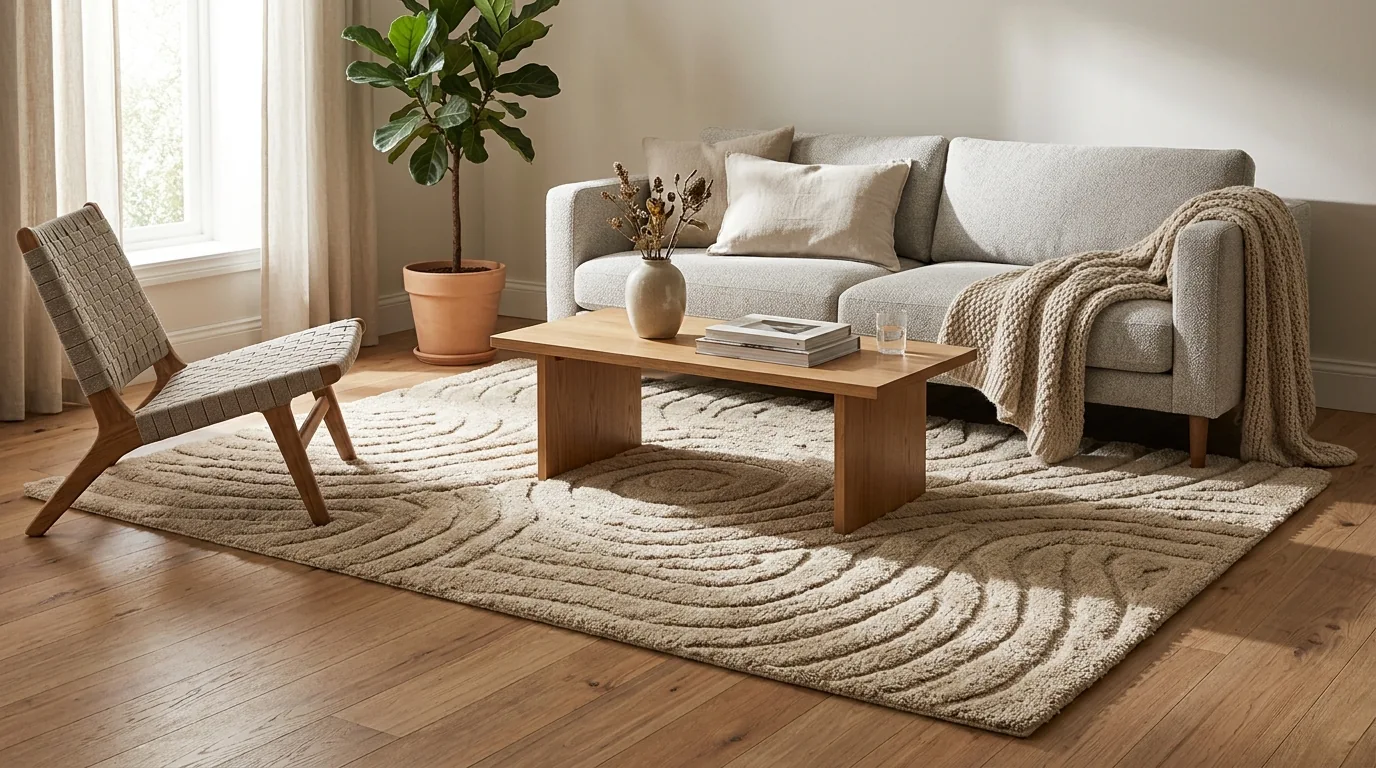 Soft Swirl Rug Tips for Living Room & Bedroom Comfort