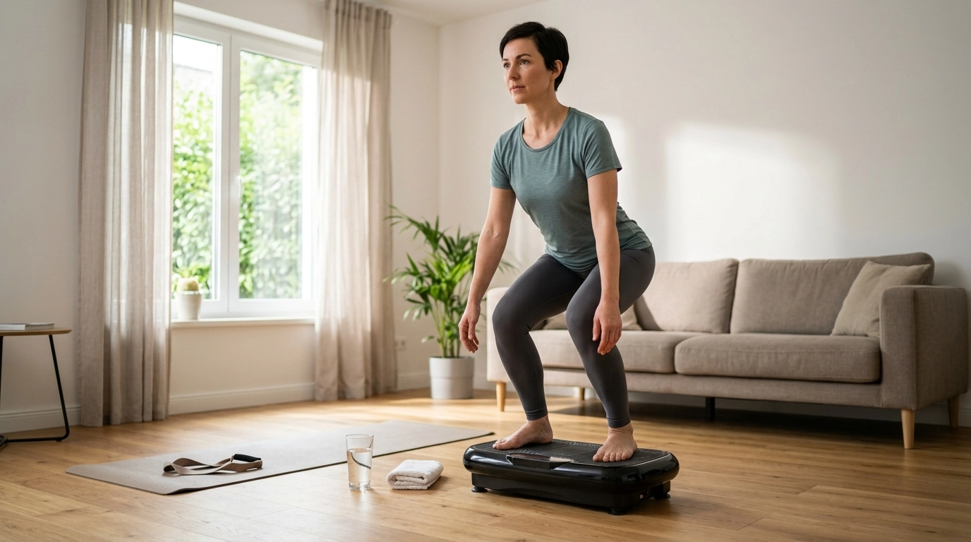 Vibration Plate Workouts: Benefits, Safety & 3 Routines