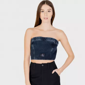 Organic Cotton Blue Top by Calvin Klein Jeans: Fit & Care